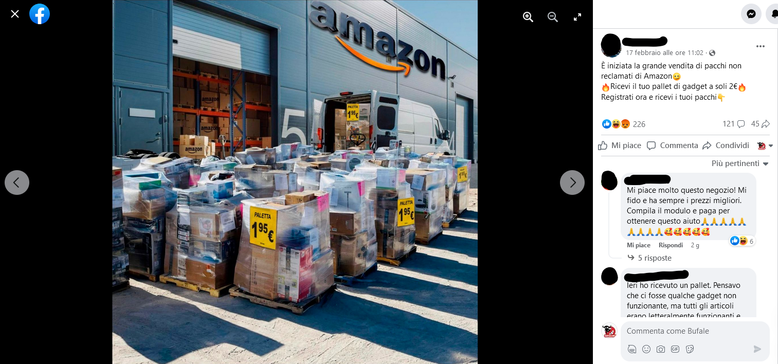 Non Cascate Nella "vendita Dei Pacchi Non Reclamati Di Amazon"