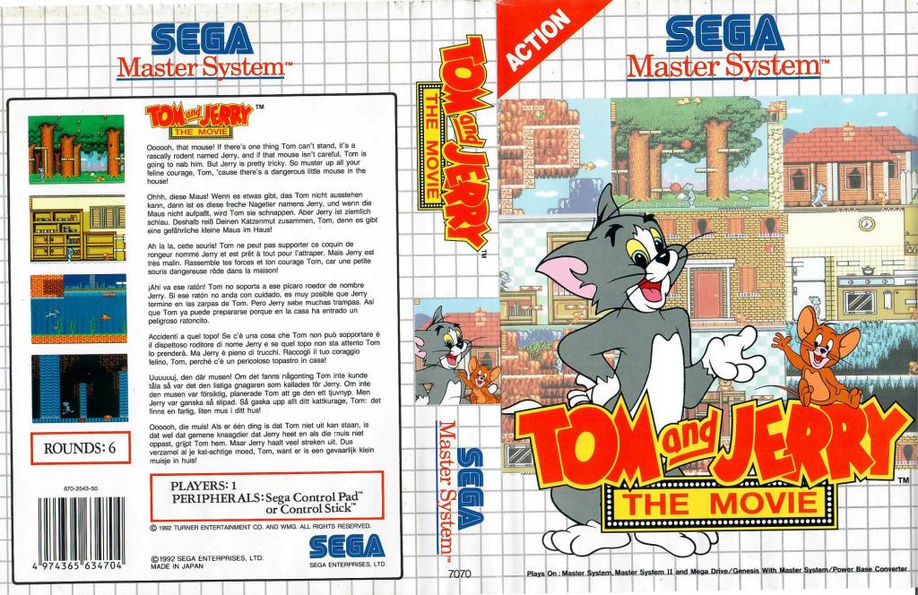Immagini per il videogame anni '90 di Tom&Jerry