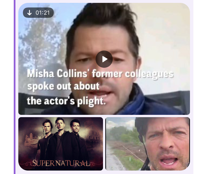 Le fonti russe contro Misha Collins di Supernatural