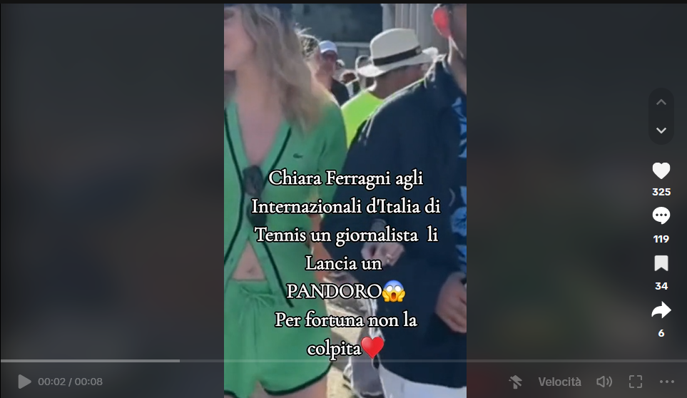 La fake news del giornalista che lancia il pandoro a Chiara Ferragni e l'algoritmo