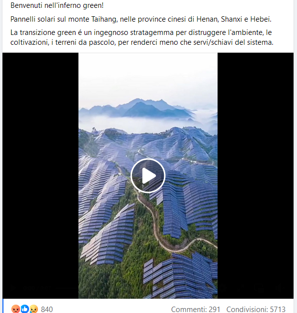 L'"incubo green" dei pannelli solari a Taihan non rappresenta l'ecosistema verde
