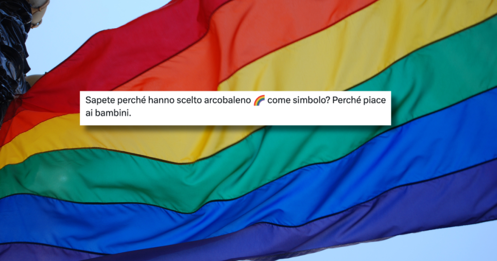 Fake News: la bandiera arcobaleno LGBTQ+ è stata scelta per attrarre i bambini