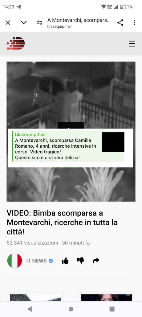 Non cliccate sul post virale della bambina scomparsa Camilla Romano: non esiste!