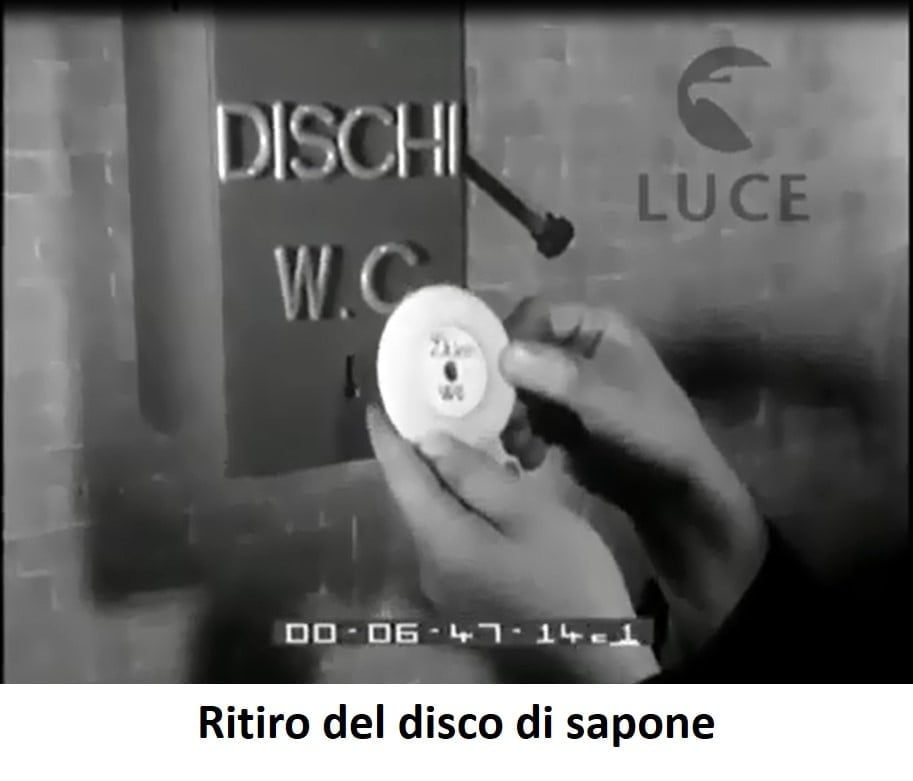 Un "disco WC" in sapone