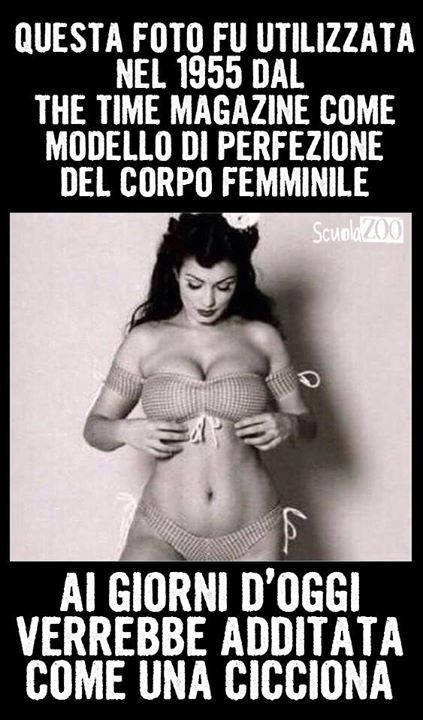 Questa foto fu davvero utilizzata come modello di perfezione femminile nel 1955?