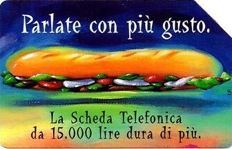 Esempio di schede telefoniche