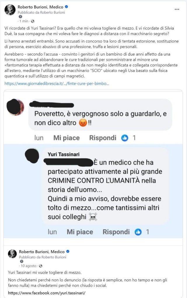 Il post del Dott. Burioni