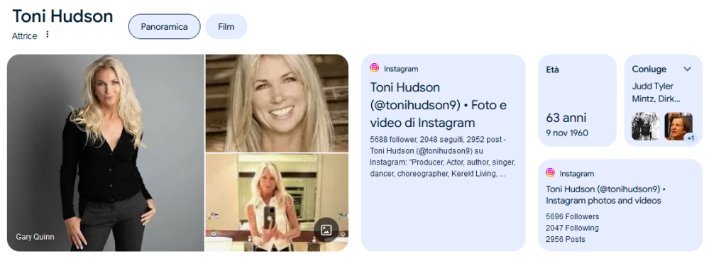 Toni Hudson, ora