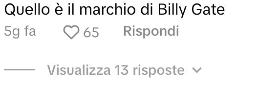 "Il marchio di Billy Gate"