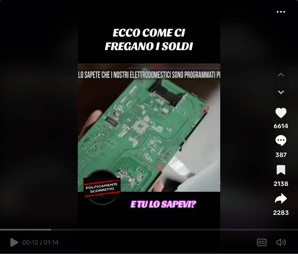 Esiste davvero un "chip che rompe i dispositivi elettronici" per farli ricomprare?