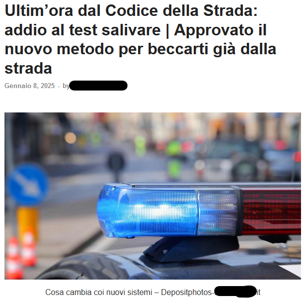 L'assurda supercazzola dell'"addio al test salivare" e del "nuovo metodo per beccarti"